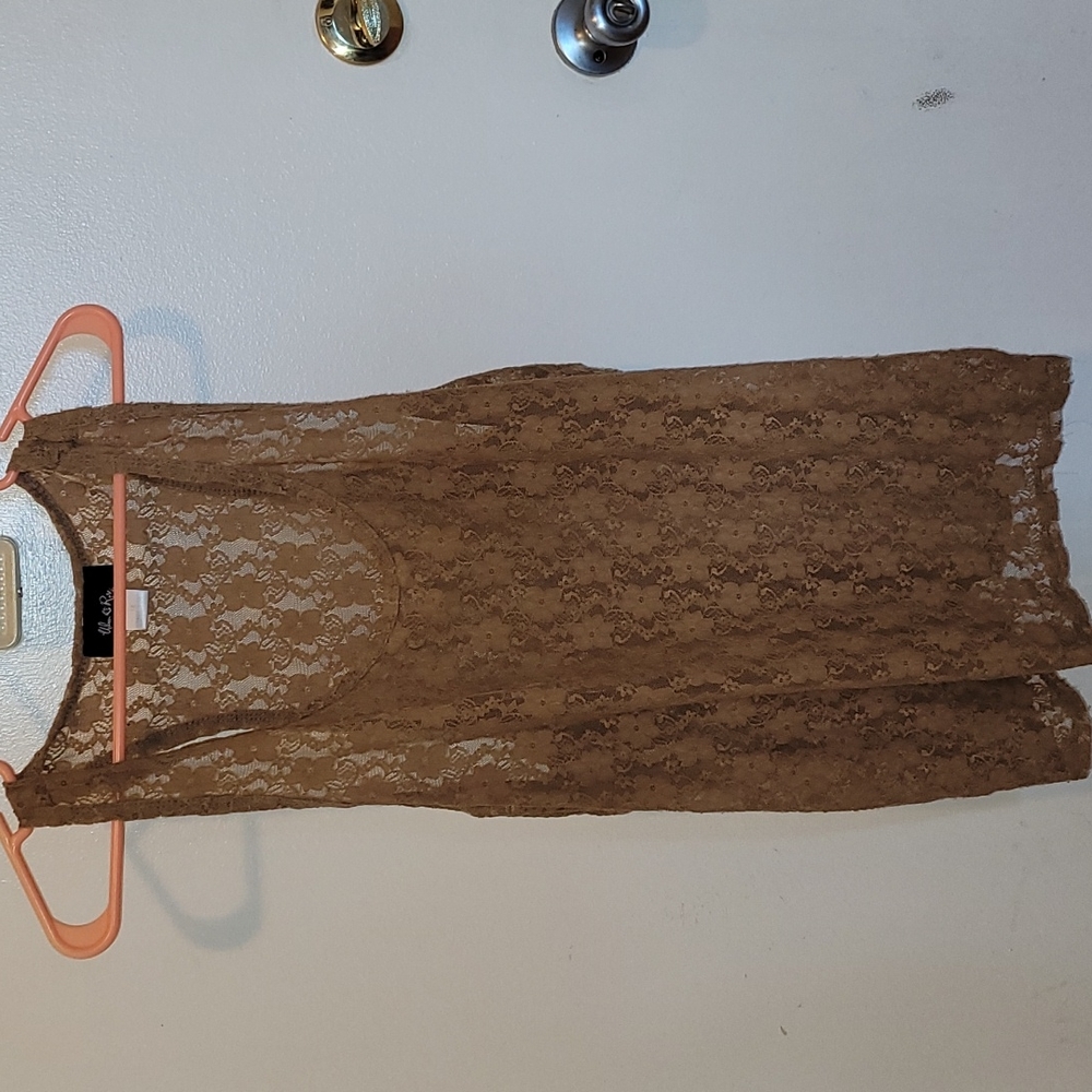 Sheer tank top